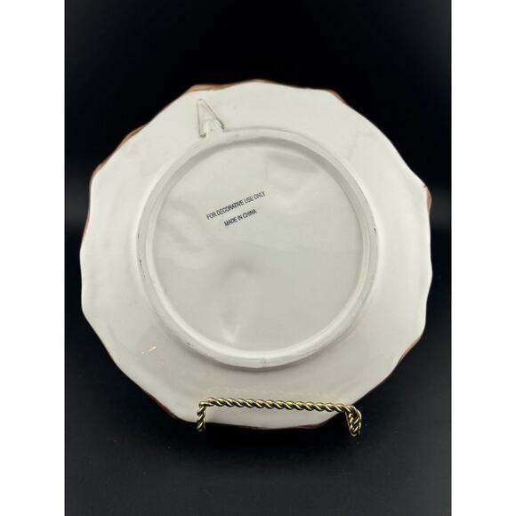 Vintage Baum Bros. Decorative 3D Apple Plate - Picture 7 of 7